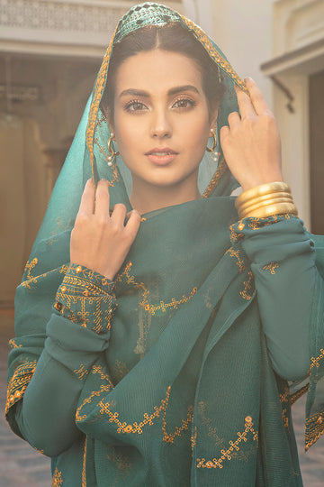 Cross Stitch BALSAM VISTA 3PC Meharbano Lawn 2022 Online Shopping